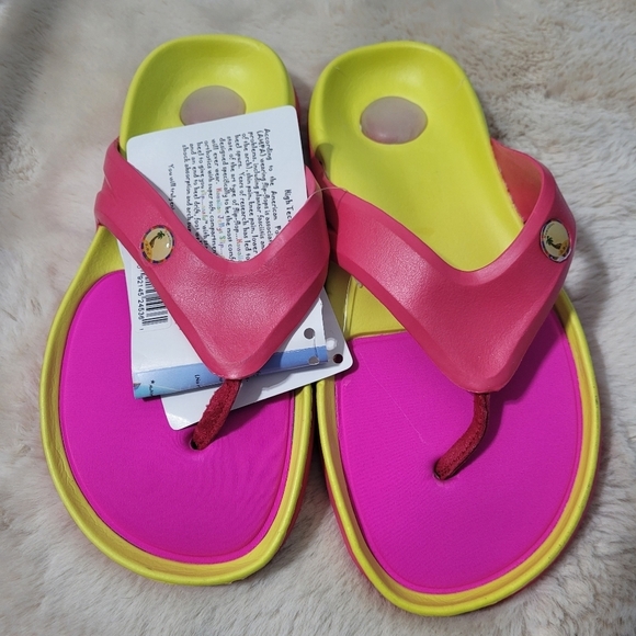 Hawaiian Jellys Slide Flip Flop Thong Flat Sandals Women's Sz 8 - Picture 10 of 11